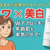 【薬用オールインワンゲル】ノビレホワイトの実力とは？シワ×美白ケアのWアプローチで年齢肌に本気のエイジングケア！
