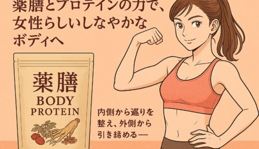 薬膳とプロテインの力で、女性らしいしなやかなボディへ【薬膳BODY PROTEIN】